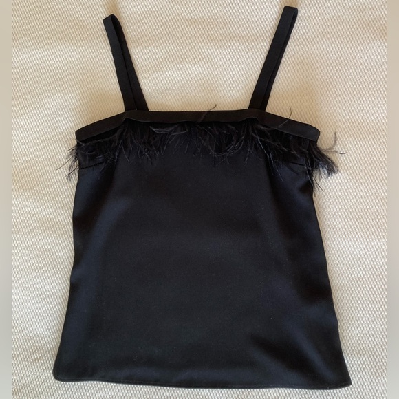 DKNY MARABOU TRIM CAMI - Picture 4 of 7